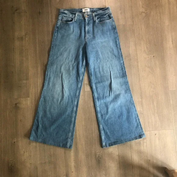 PAIGE Jeans Paige Denim Kendra Sutton Wide Leg Jeans Poshmark - Main Image